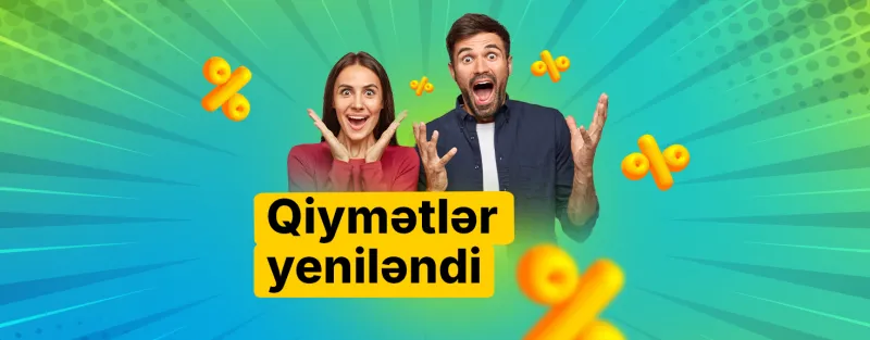 Qiymətlər yeniləndi